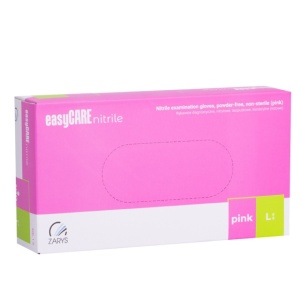 Cutie 100 manusi Pink Nitril L