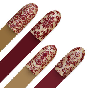 Matrita pentru stampila de unghii Moyra Damask Drapery 11