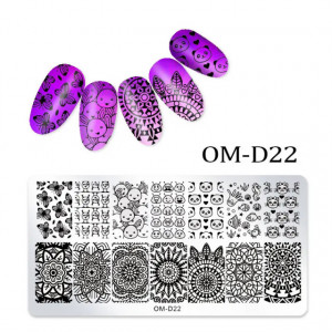 Matrita pentru stampila Pattern D22