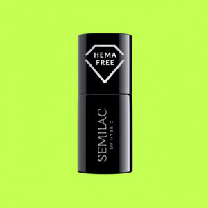 Oja Semipermanenta Semilac 440 Energetic Lime HEMA FREE 7ml