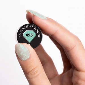 Oja Semipermanenta Semilac 495 Mint Glacier 7ml