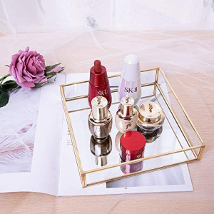 Organizator Tray Gold Mirror 25x25