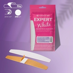 Set 30 rezerve pentru pila semiluna Staleks Pro Expert Soft Foam #240