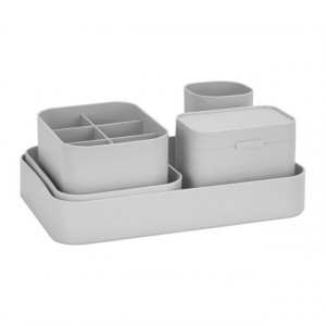 Set organizatoare pentru masa de lucru Grey