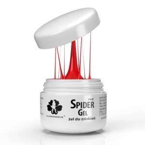 Spider Gel Allepaznokcie Red 3ml
