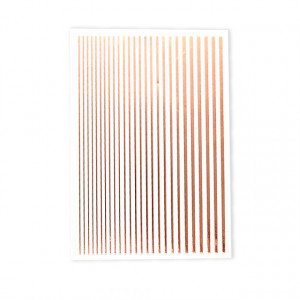 Sticker flexibil Rose Gold Lines