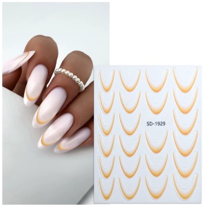 Sticker French Ombre Orange 1929