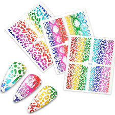 Sticker Rainbow Animal Print Wraps 1346