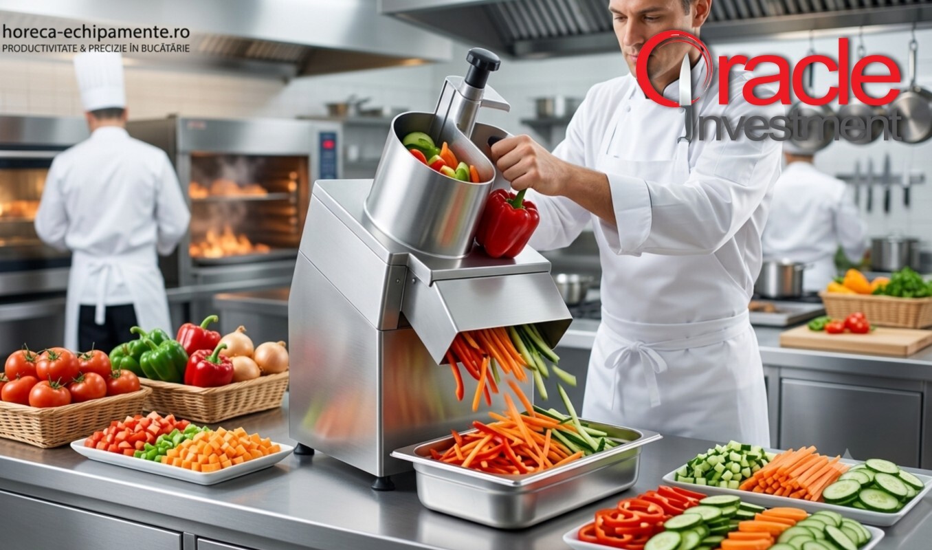 Cum crești producția și reduci munca în bucătărie: De ce mașina de tăiat legume e indispensabilă în restaurant?