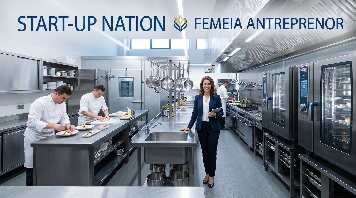Ghid Echipamente HoReCa prin Start-Up Nation și Femeia Antreprenor: Cum alegi cea mai avantajoasă ofertă pentru proiectul tău?