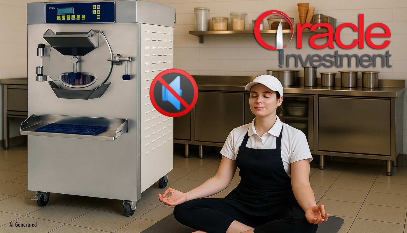 Mașină de înghețată profesională silențioasă – soluția ideală pentru o gelaterie de succes