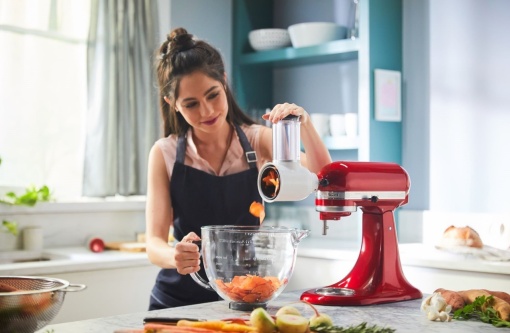 Accesoriu KitchenAid pentru feliat și răzuit legume, fructe și cașcaval - Img 3