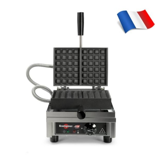 Aparat profesional de vafe 4×6 Liège Paty, 31x26x22h cm - Img 2