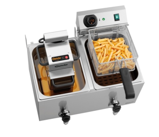 Aparat profesional pentru filtrarat ulei și grăsime uzată, Bartscher TK60 - Img 8