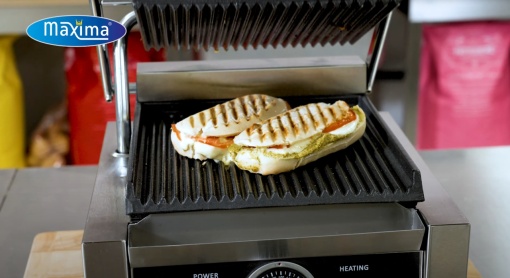 Contact grill striat Panini sandwich 220×235 mm - Img 8