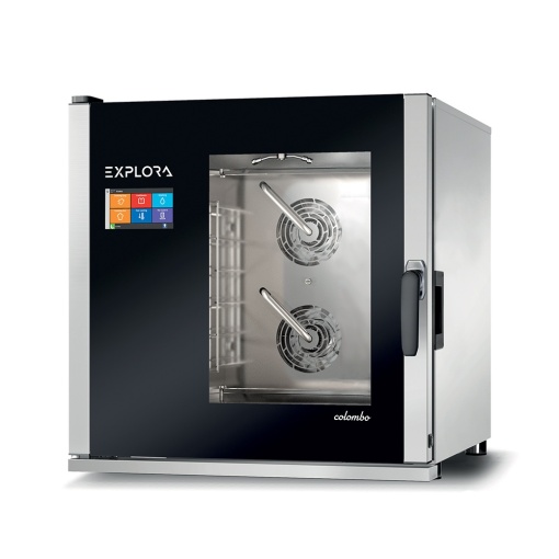 Cuptor combi electric linia EXPLORA COLOMBO 6 tăvi 600x400mm/GN 1/1, touchscreen - Img 3