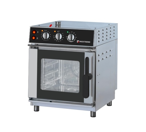 Cuptor electric combisteamer 4 tăvi GN1/1, electromecanic, CompaTech Inoxtrend - Img 7