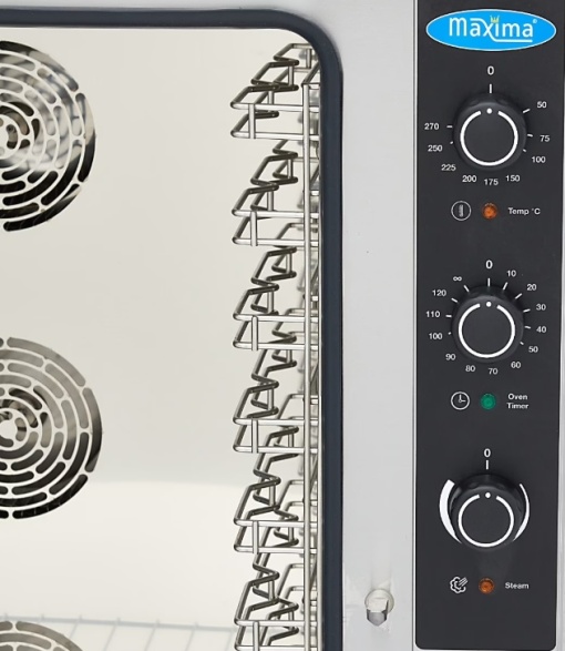Cuptor electric combisteamer profesional, 10 tăvi GN1/1 sau 60x40 cm, Maxima - Img 4