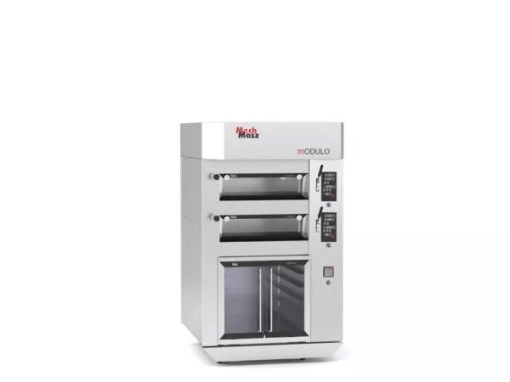 Cuptor electric panificație patiserie cu 2 vetre, hotă și dospitor - Img 2