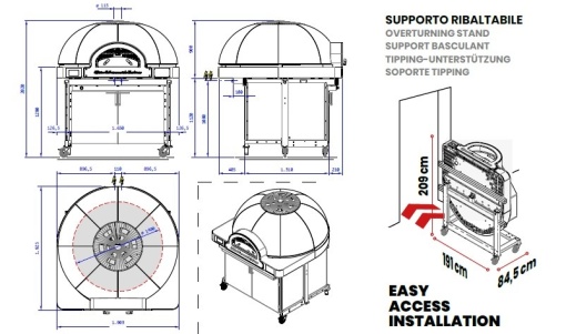 Cuptor electric pentru pizza, ROTO DOME TOUCH - Img 13