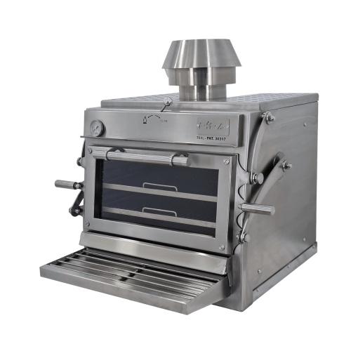 Cuptor pentru steak pe carbuni, deschidere verticala, Pira 70 XL Silver ED - Img 10