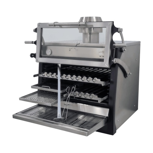 Cuptor pentru steak pe cărbuni, deschidere verticală, Pira 90 LUX ED - Img 16