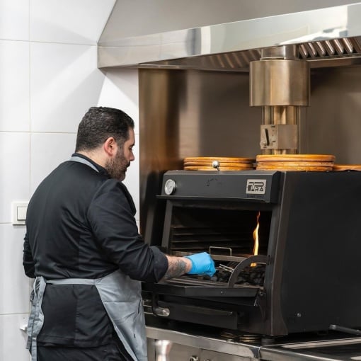 Cuptor pentru Steak pe cărbuni, Pira 70 Black AB - Img 9