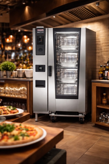 Cuptor RATIONAL iCombi Classic, 20 tăvi GN 1/1, gaz 42 kW - Img 2