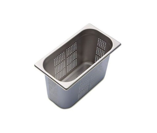 Cuvă GN1/3 inox perforată 150 mm - Img 2