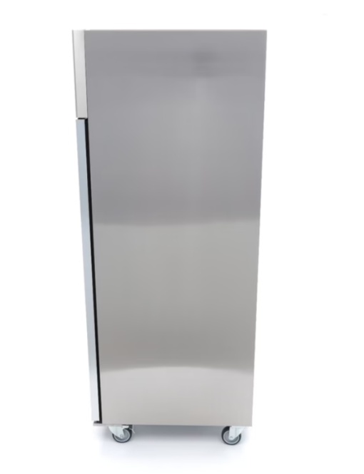 Dulap de congelare cu uși de sticlă, inox 1200 litri, cu roți, Maxima - Img 11