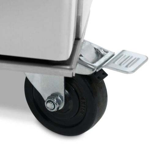 Dulap de congelare, inox 600 Litri cu roți - Img 11