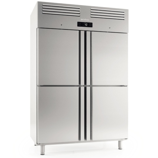 Dulap frigorific de inox cu 4 uși, 1240 litri, Infrico - Img 4
