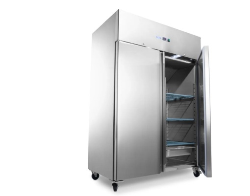 Dulap frigorific inox 1200 Litri cu roți, 6 Rafturi Reglabile GN 2/1 - Img 9