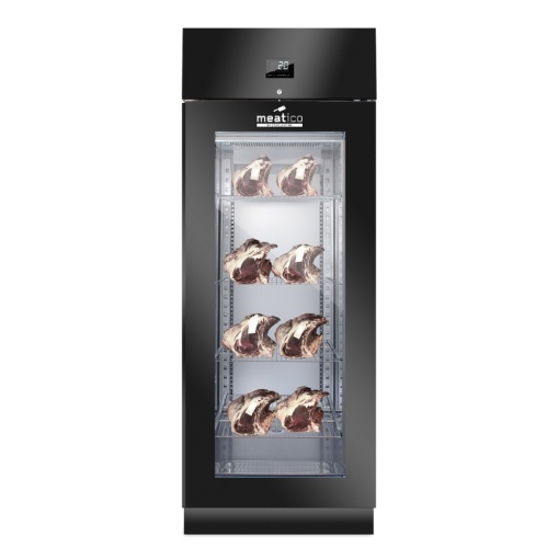 Dulap frigorific păstrare carne maturată cu ușă sticlă, 150 kg, STORAGE 700 BLACK GREEN - Img 4