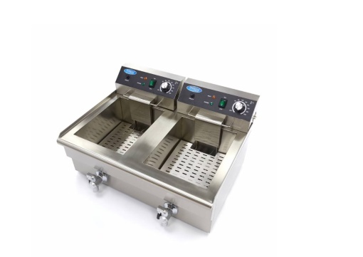 Friteuză electrică 2×16 Litri, cu robinet - Img 7