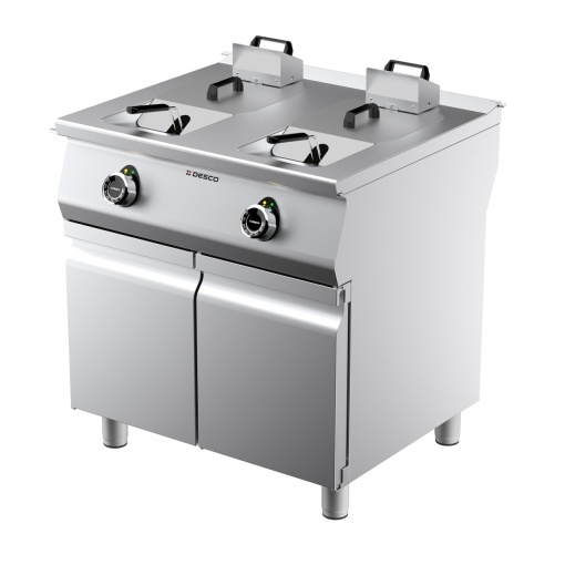 Friteuză electrică profesională 13+13 Litri, Desco Italia - Img 4