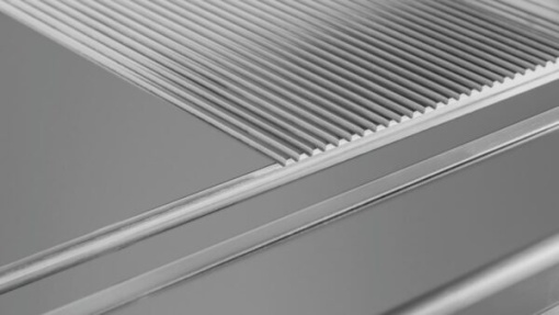 Fry top electric cu suprafață netedă/striată 80x75 cm și suport neutru - Img 4