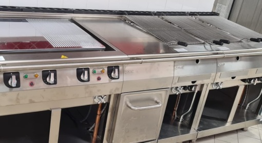 Fry top electric cu suprafață netedă/striată 80x75 cm și suport neutru - Img 7