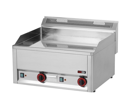 Gratar Fry-top electric cromat neted 480×650 mm