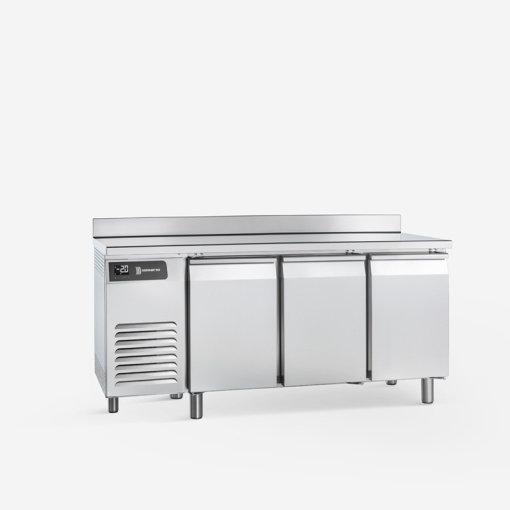 Masă congelare pentru patiserie cu 3 uși și rebord, 21 tăvi 600x400 mm, Samaref - Img 2