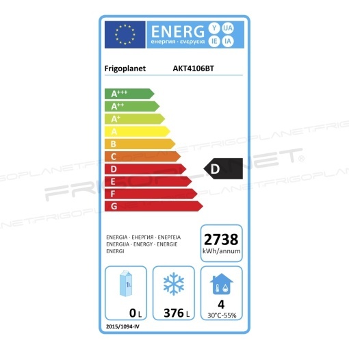 Masă de congelare cu 4 uși, Frigoplanet Amitek - Img 2