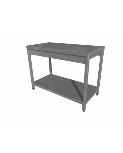 Masă de lucru eco cu poliță 1400x700x850 mm - Img 2