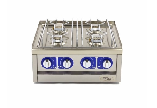 Mașină de gătit pe gaz, 4 arzătoare 17 kW, de banc 600x600x240 mm - Img 5
