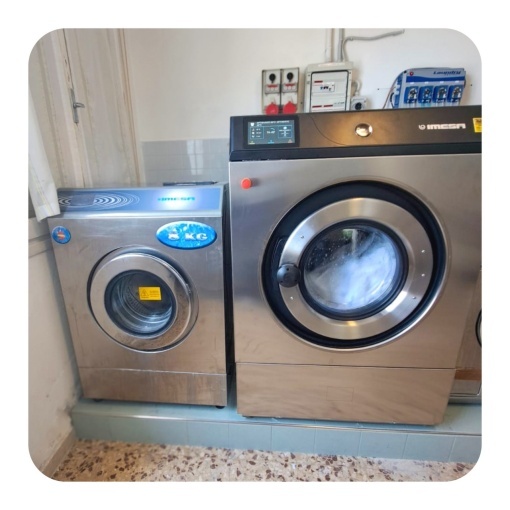 Mașină de spălat profesională rufe Imesa, 14 kg electric + abur - Img 8