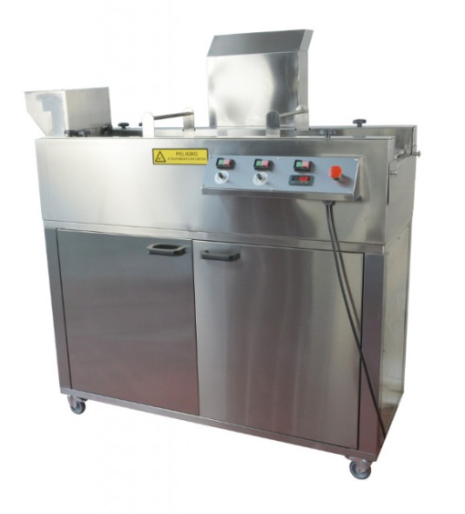 Mașină tip bandă pentru prăjire (friteuză), blansare sau fierbere pe gaz, 60 L, bandă 320 mm - Img 2