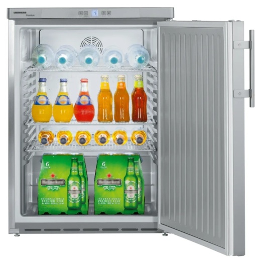 Mini frigider, minibar răcire dinamică, 130 litri, inox, Liebherr - Img 6