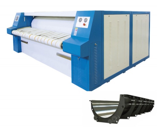 Uscător-călcator cu vapori, viteză de călcare 5-35 m/min CH 3000 S II cu 2 role - Img 2