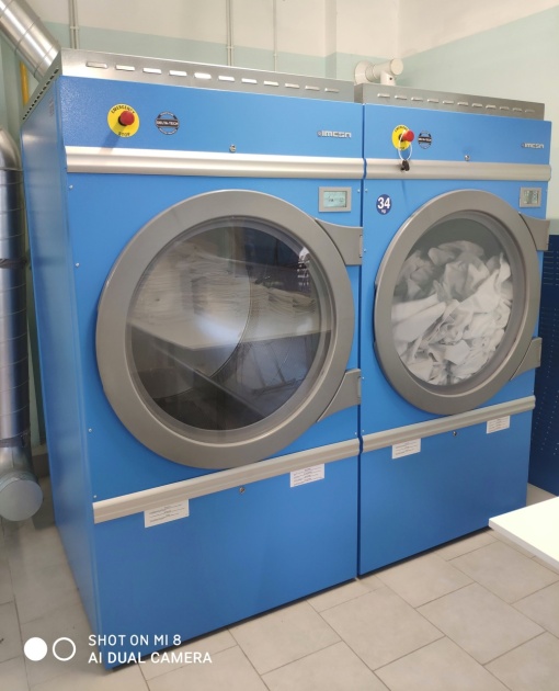 Uscător de rufe profesional Imesa, 55 kg tip încălzire electric - Img 10