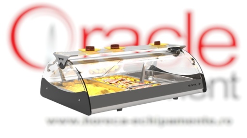 Vitrină caldă orizontală tip Bain-Marie MAXI SELF, 3 cuve GN 1/1, Sayl
