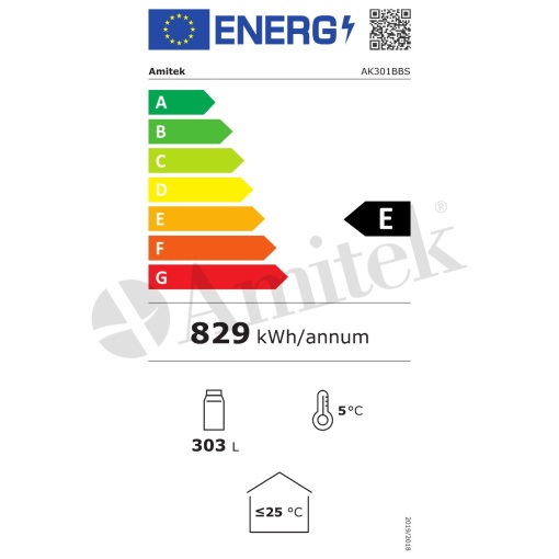 Vitrină frigorifică 303 litri, înălțime 900 mm cu 3 uși glisante, Amitek - Img 3
